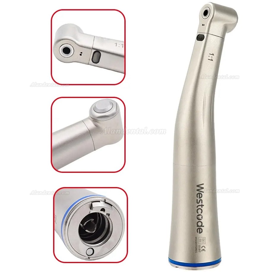 Westcode 1:1 Contra Angle Handpiece With Fiber Optic Inner Water Spray